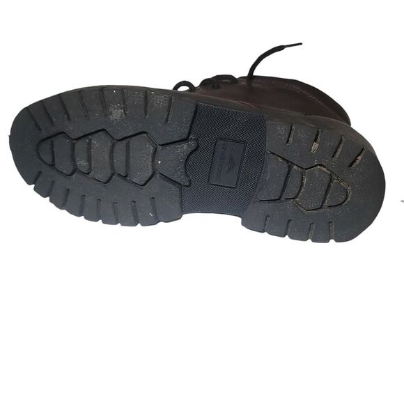 Dockers Leather Ankle Boots Size 7.5 Brown Leather Ankle High Lace Up - Picture 10 of 12